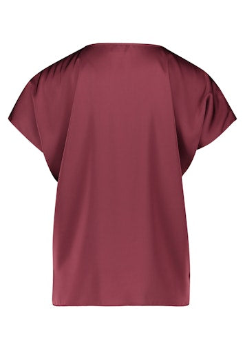 Blouses korte mouw rood Vera Mont