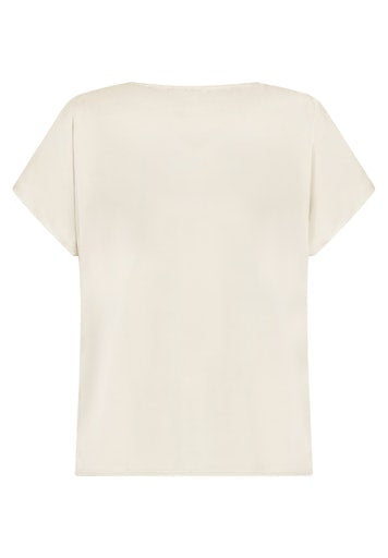 Blouses korte mouw beige Vera Mont