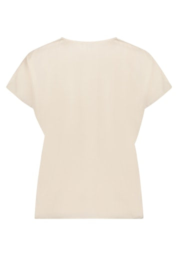 Blouses korte mouw bruin Vera Mont