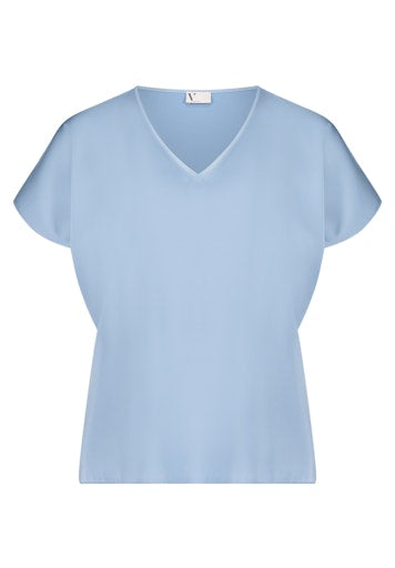 Blouses korte mouw blauw Vera Mont