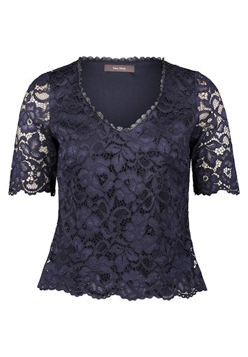 Blouses lange mouw blauw Vera Mont