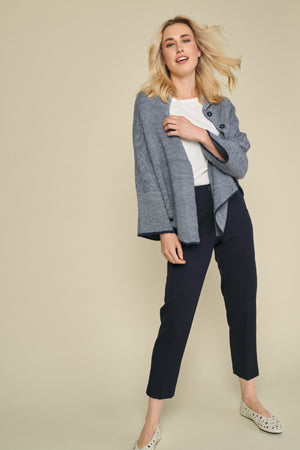 Poncho's navy Marie Méro