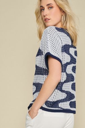 Pulls navy Marie Méro