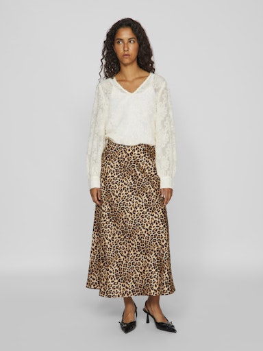 Blouses lange mouw beige VILA