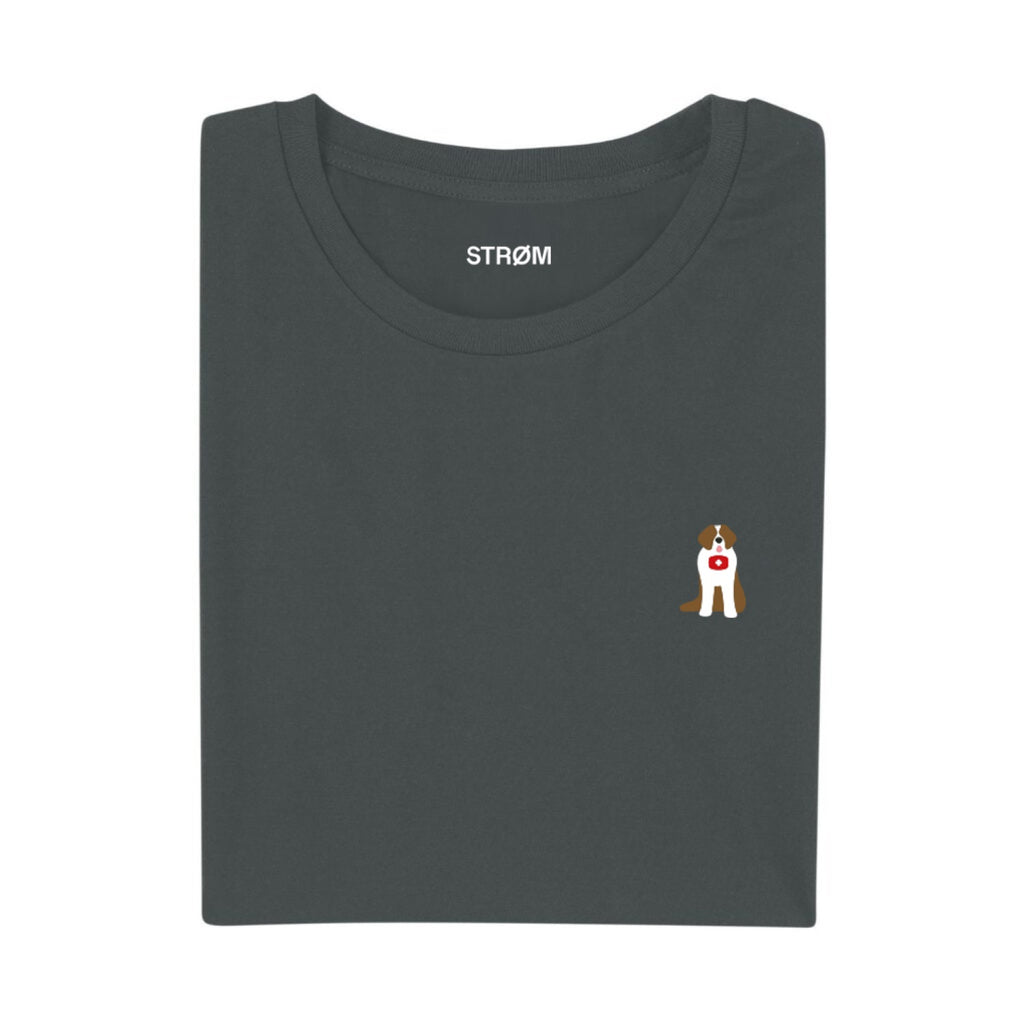 T-shirts korte mouw grijs STRØM