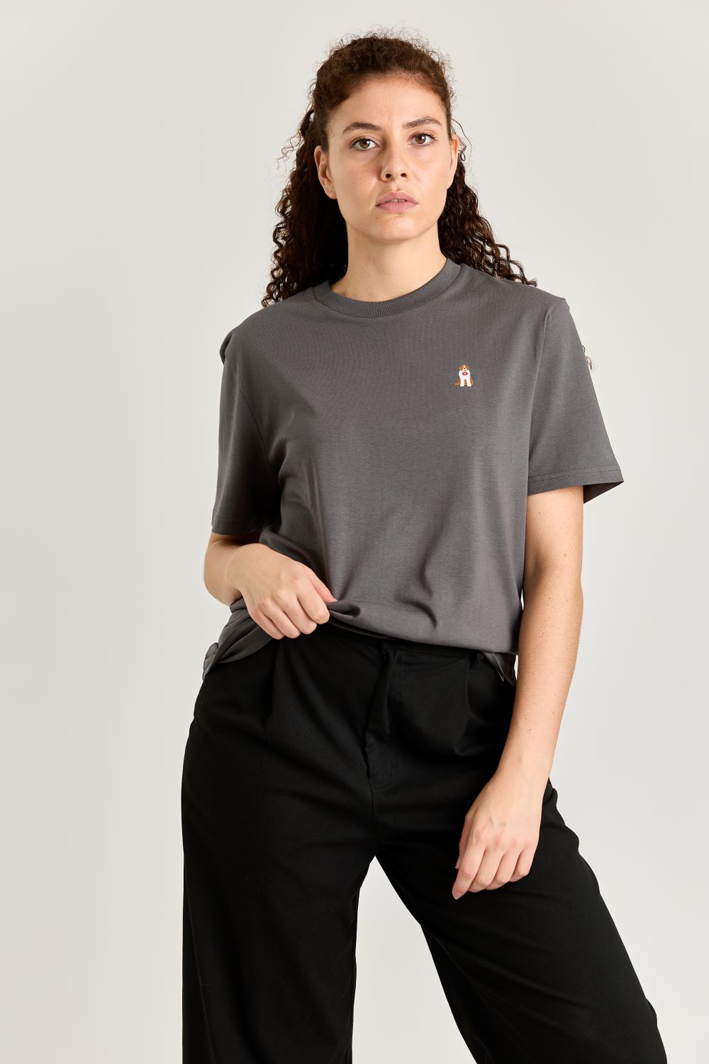 T-shirts korte mouw grijs STRØM