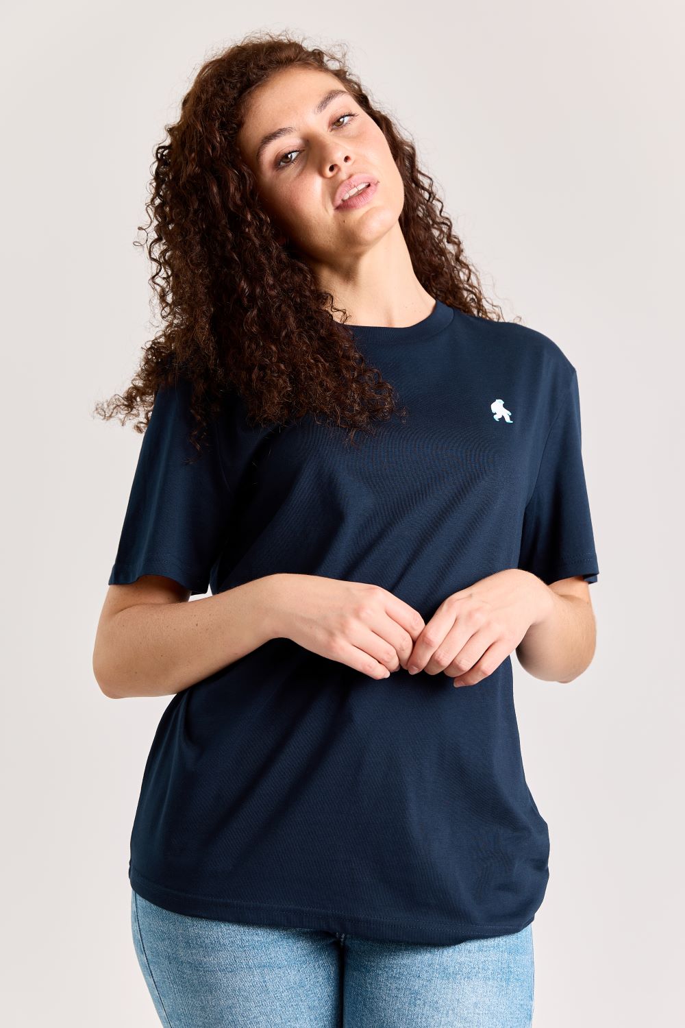 T-shirts lange mouw navy STRØM