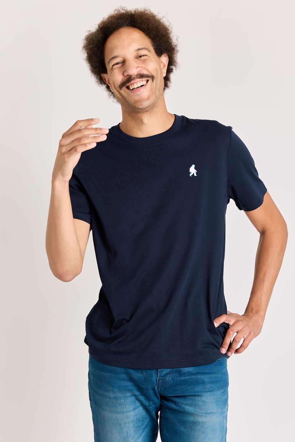 T-shirts lange mouw navy STRØM