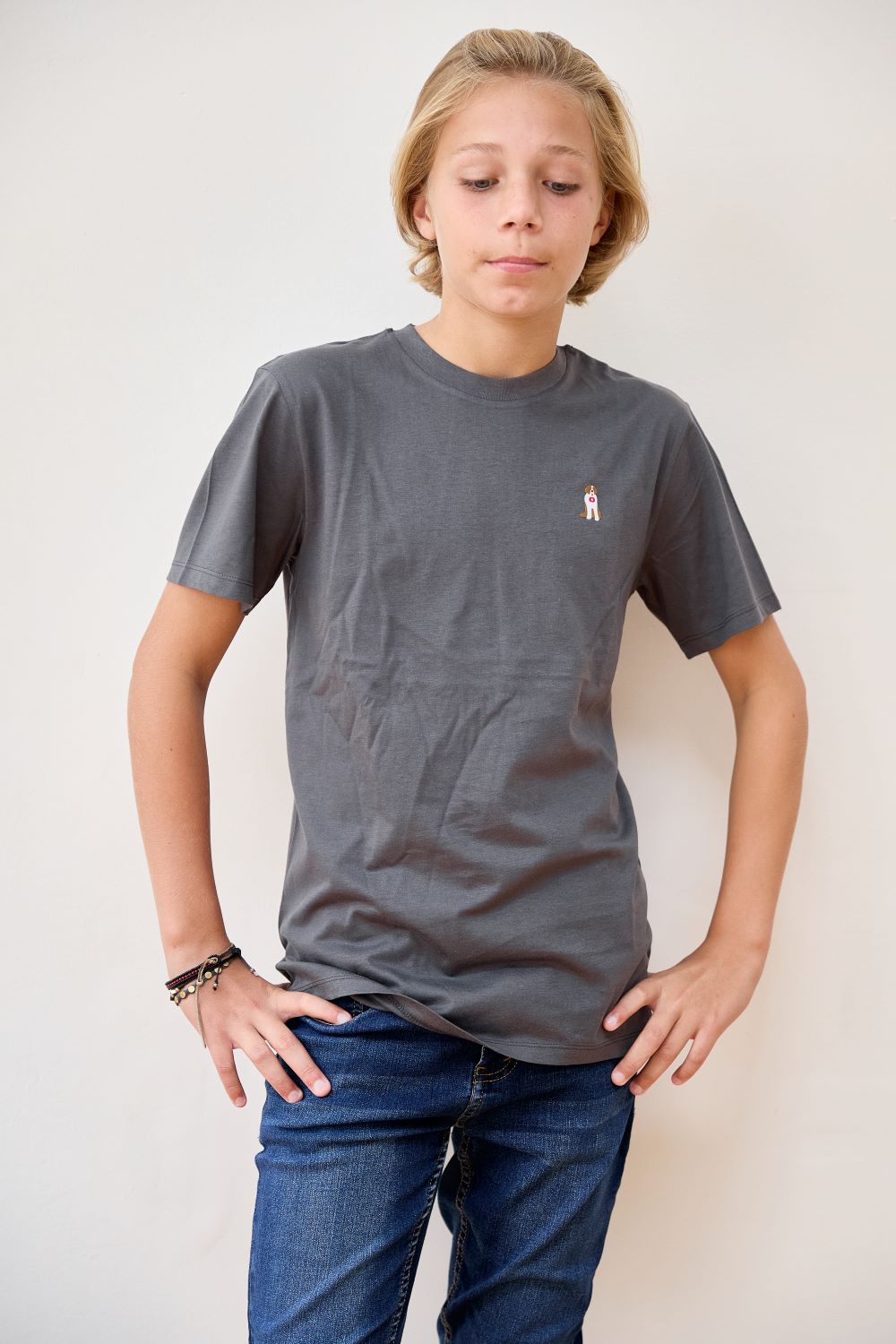 T-shirts korte mouw grijs STRØM