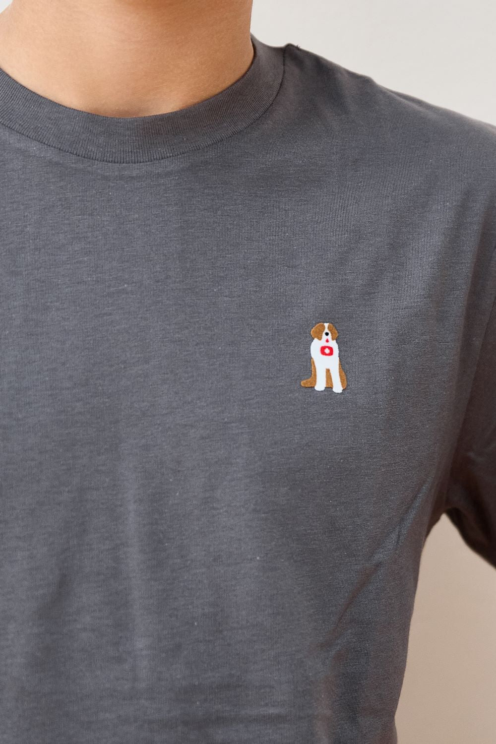T-shirts korte mouw grijs STRØM
