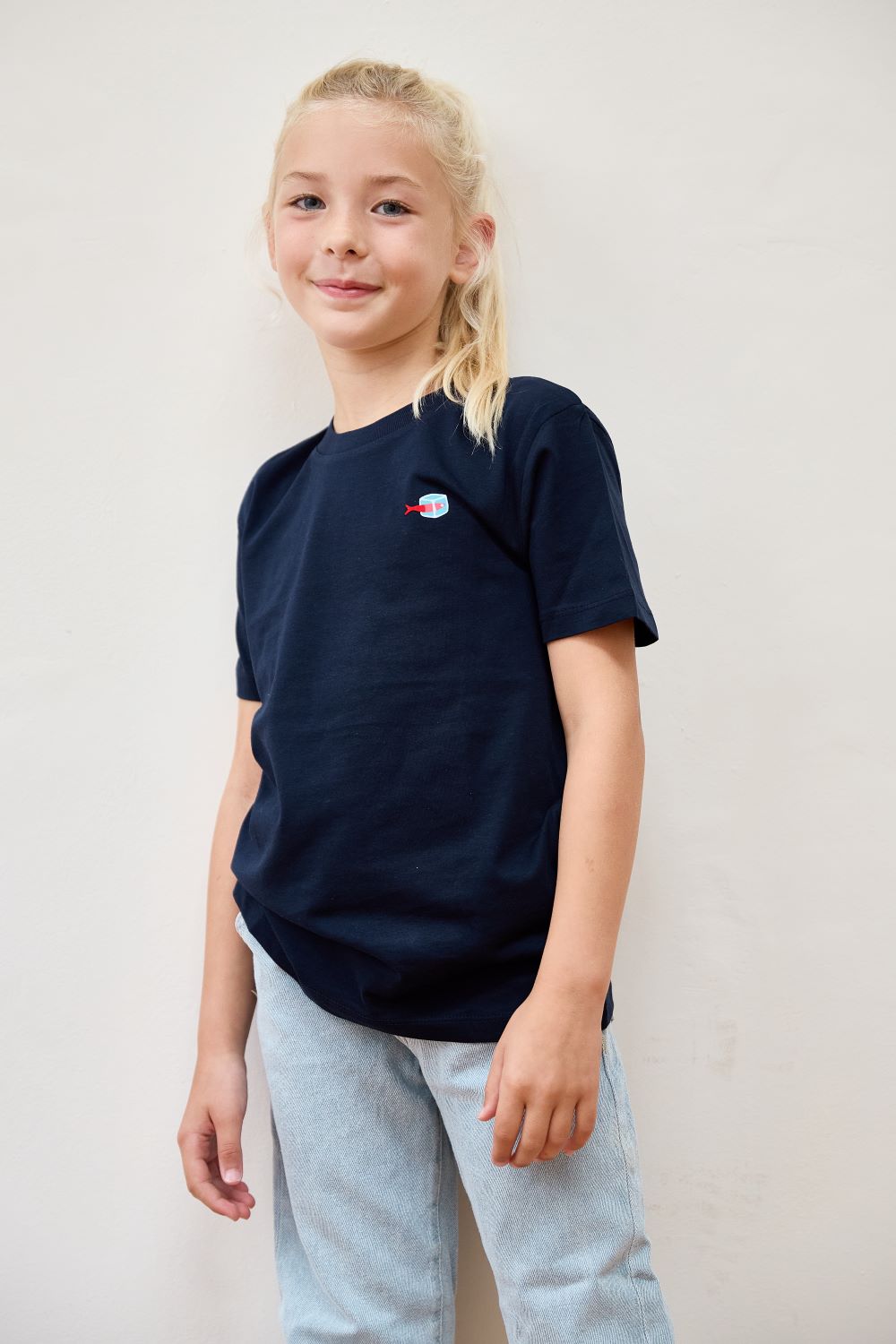 T-shirts korte mouw navy STRØM