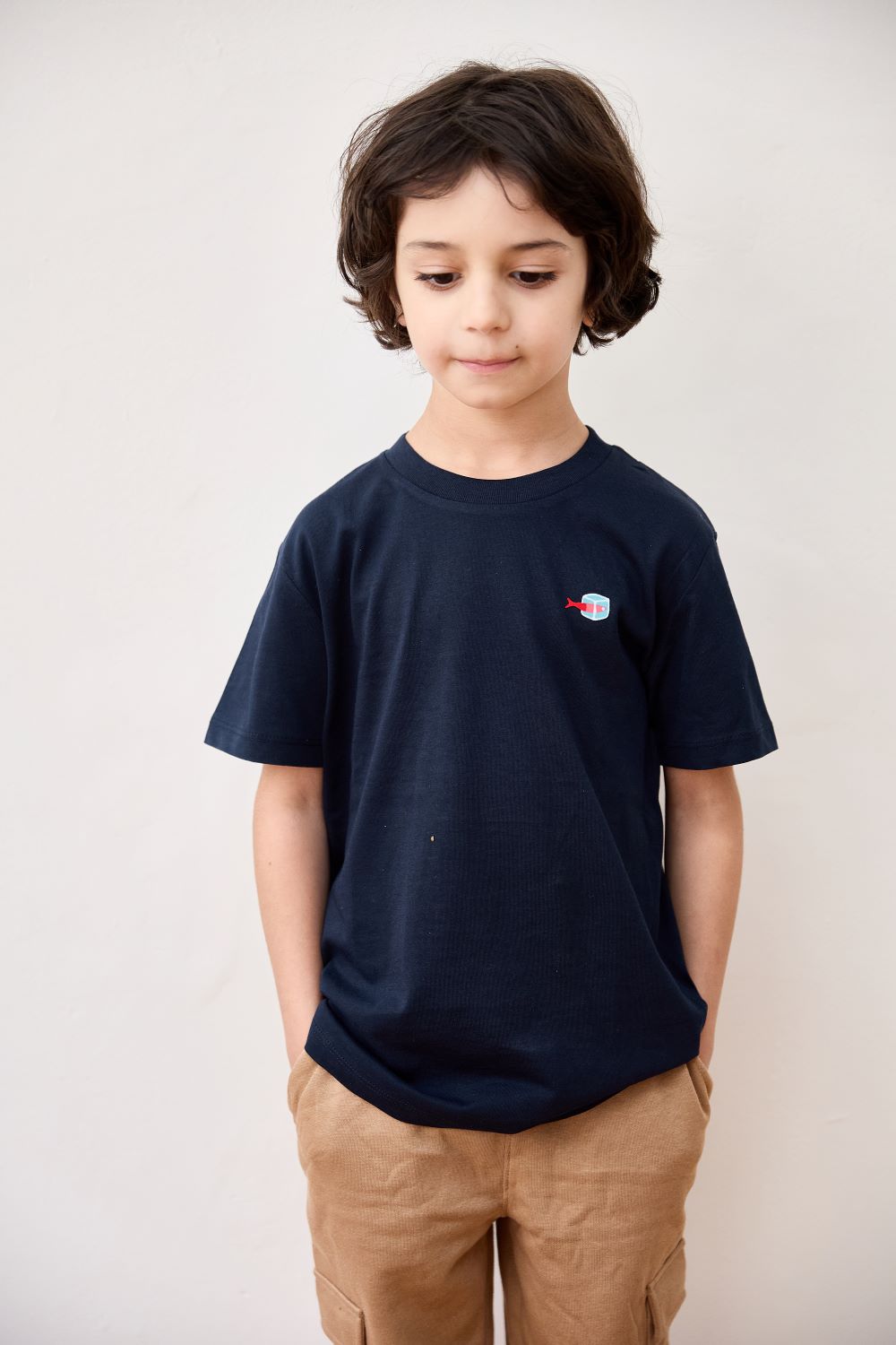 T-shirts korte mouw navy STRØM