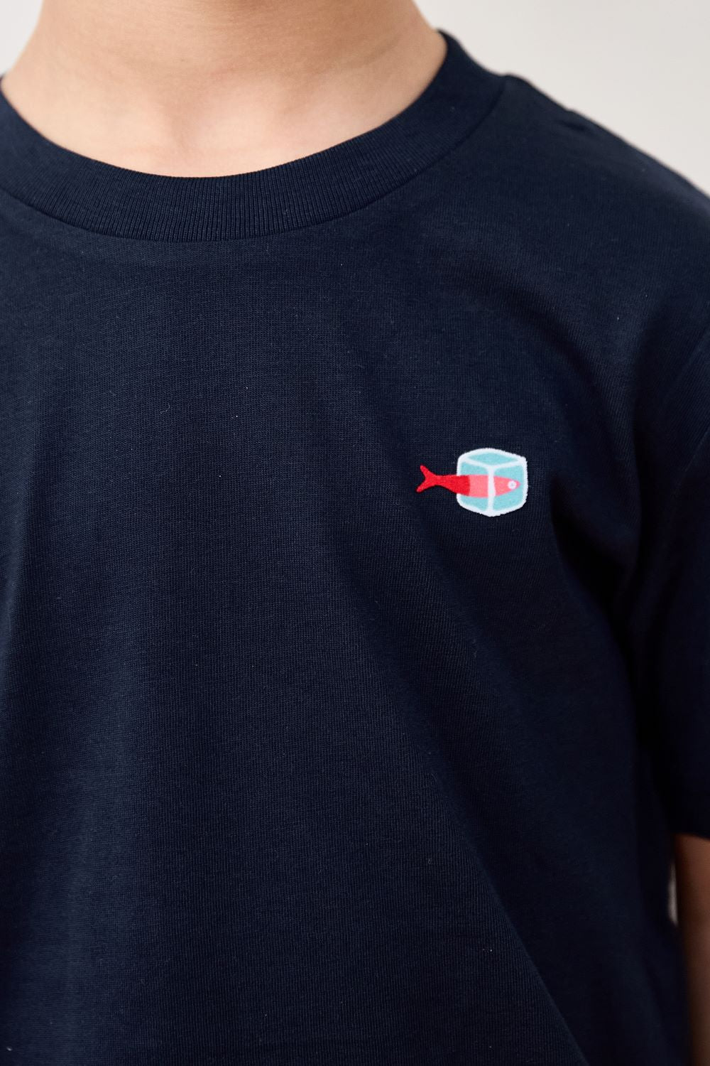 T-shirts korte mouw navy STRØM