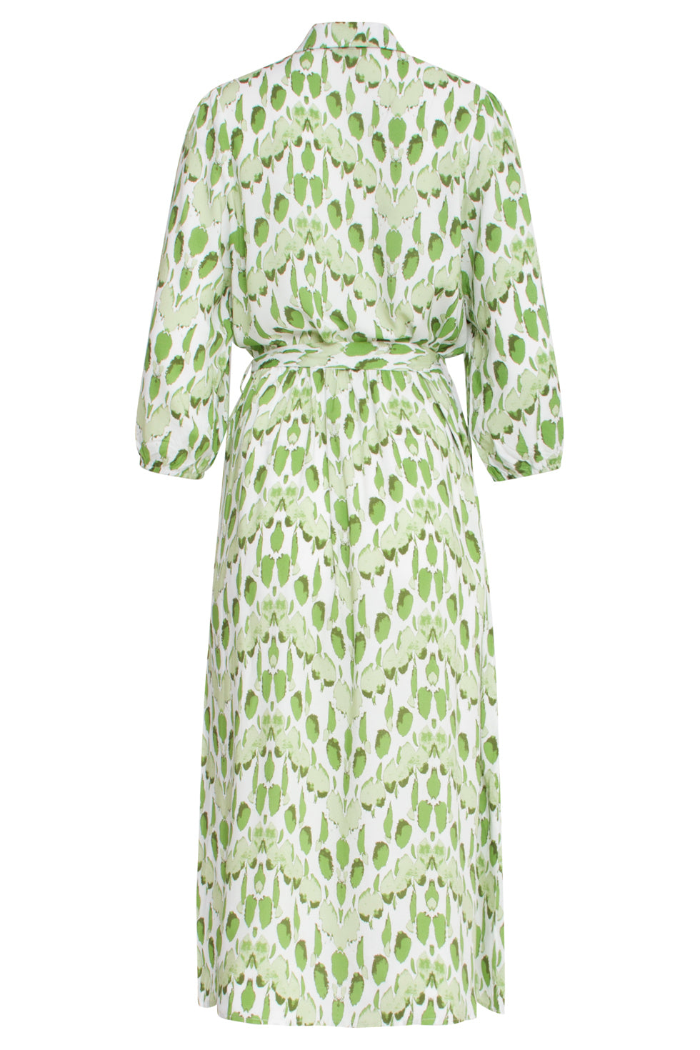 Jurken lange mouw wit Smashed Lemon