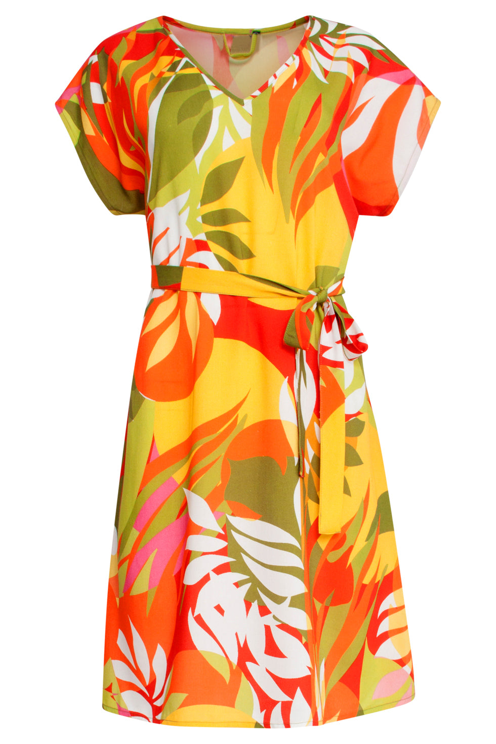 Jurken korte mouw multicolor Smashed Lemon