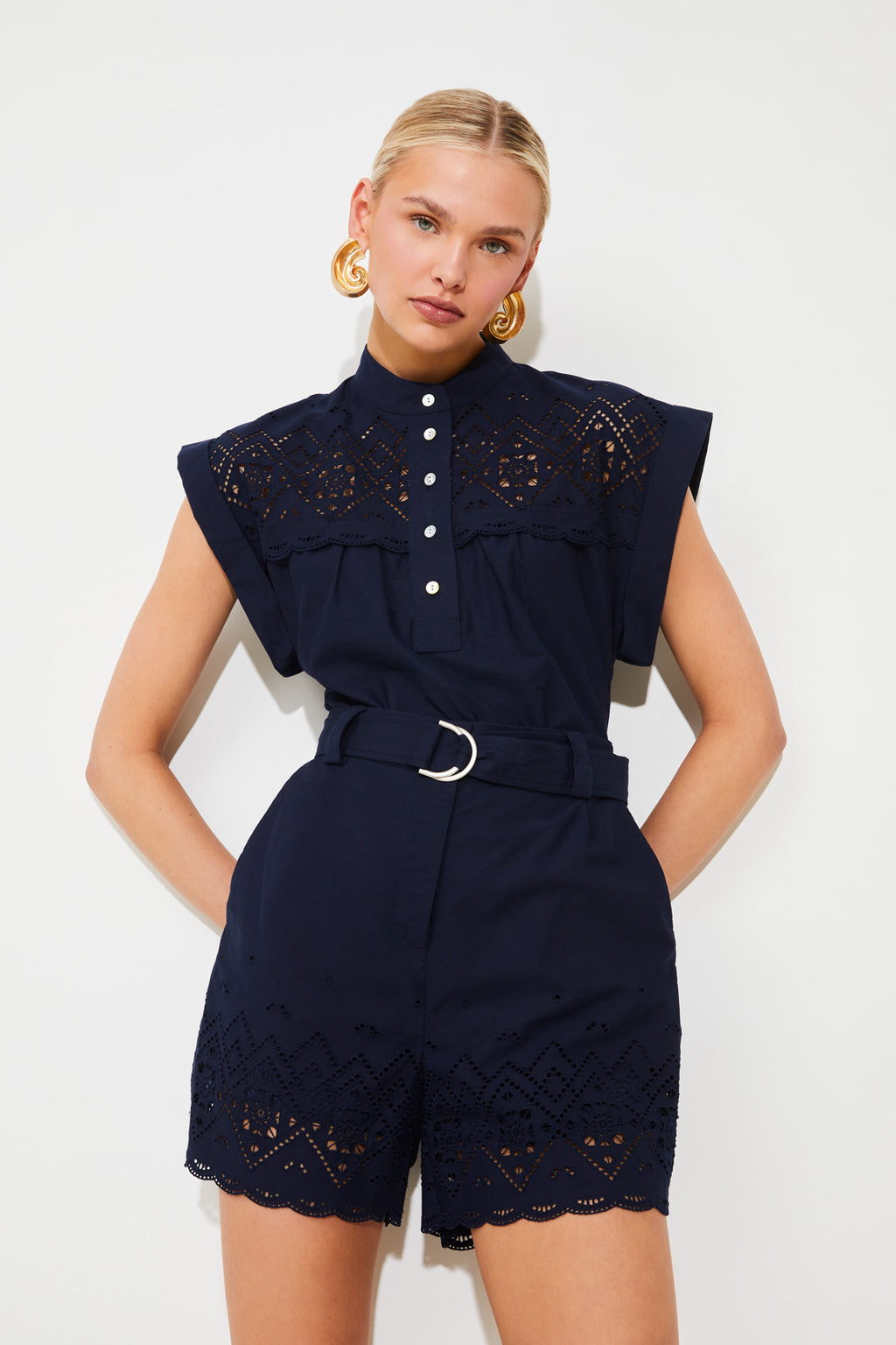 Shorten navy Suncoo Paris