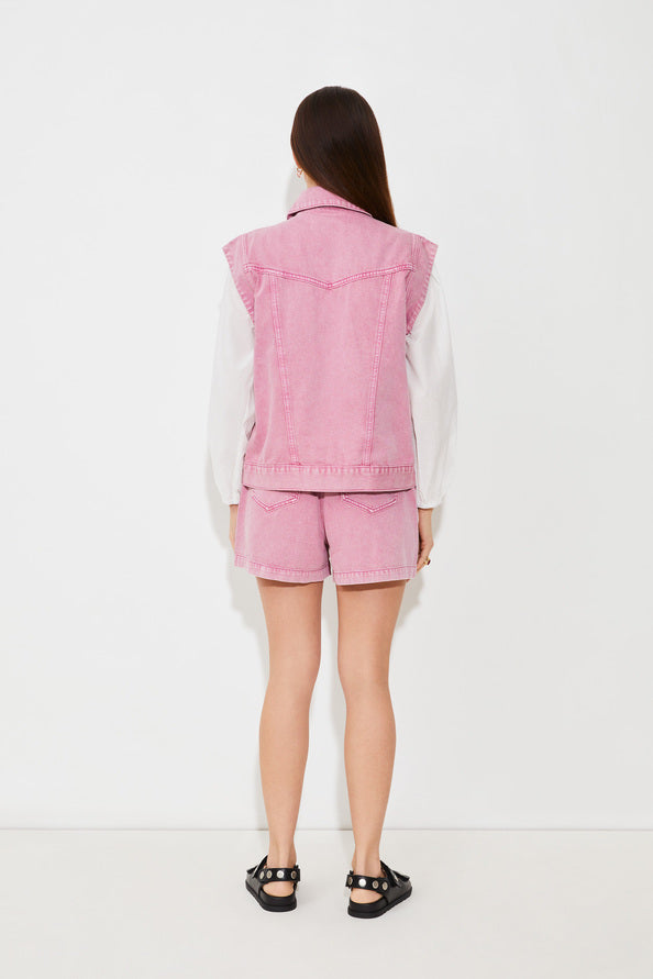 Jeansjassen roze Suncoo Paris