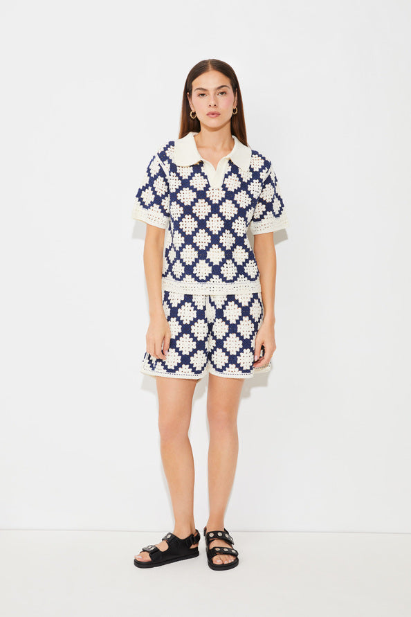 Pulls blauw Suncoo Paris