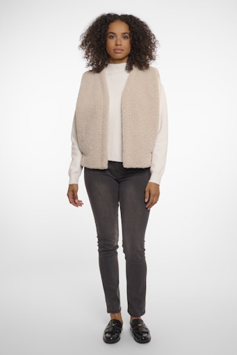 Bodywarmers beige Rino&Pelle