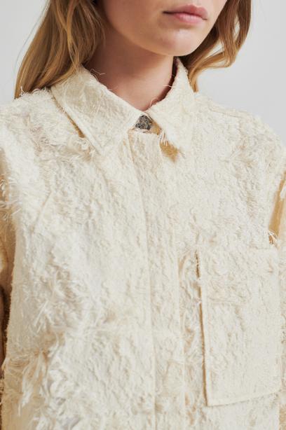 Blouses lange mouw beige Second Female