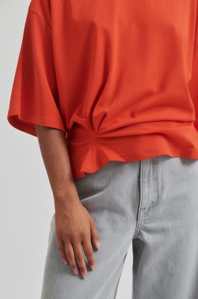 T-shirts korte mouw rood Second Female