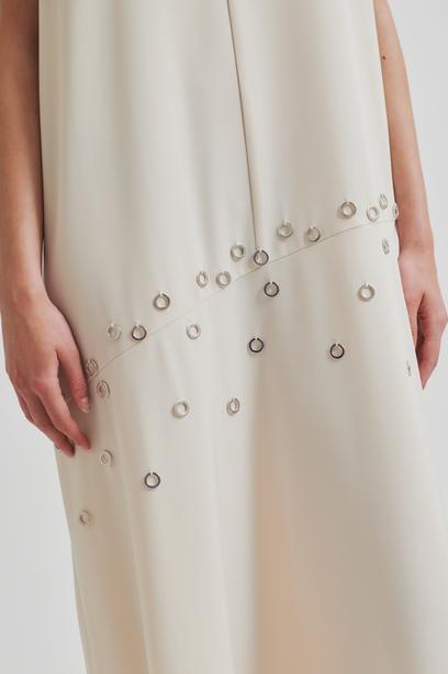 Jurken zonder mouw beige Second Female