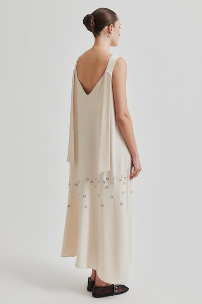 Jurken zonder mouw beige Second Female