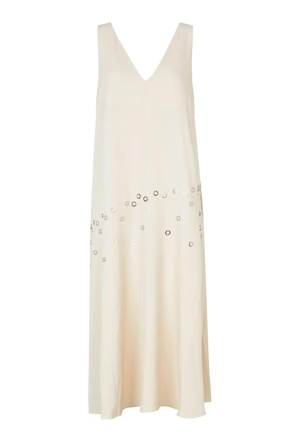 Jurken zonder mouw beige Second Female