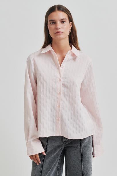 Blouses lange mouw roze Second Female
