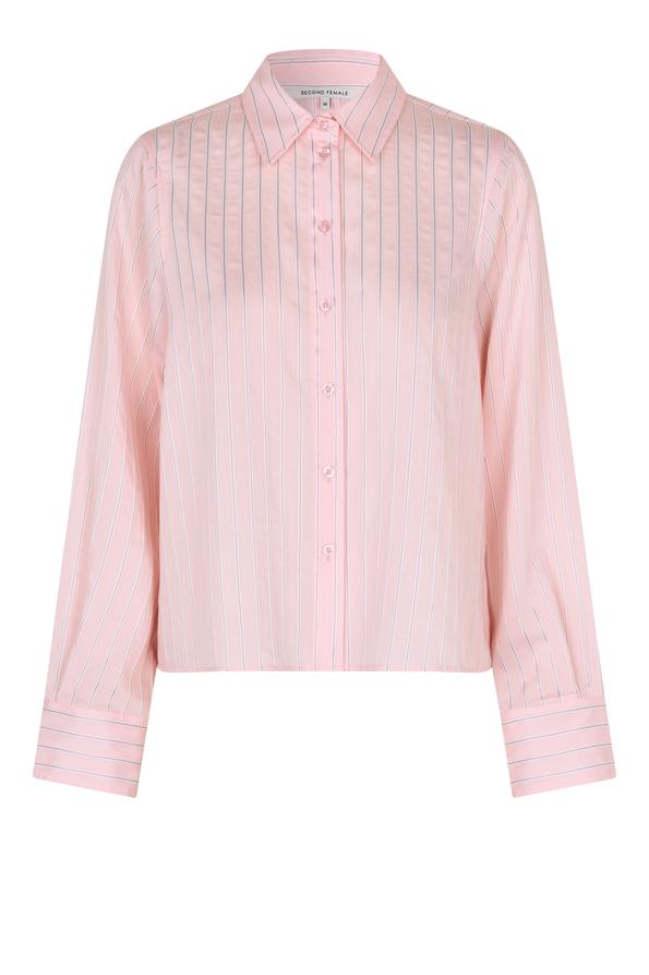 Blouses lange mouw roze Second Female