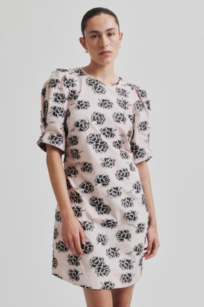 Jurken korte mouw roze Second Female