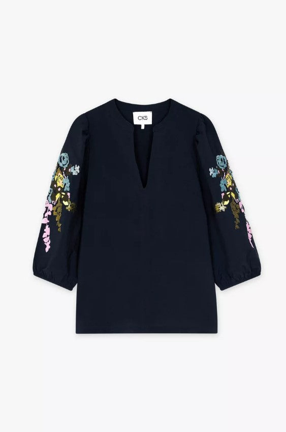 Blouses lange mouw navy CKS