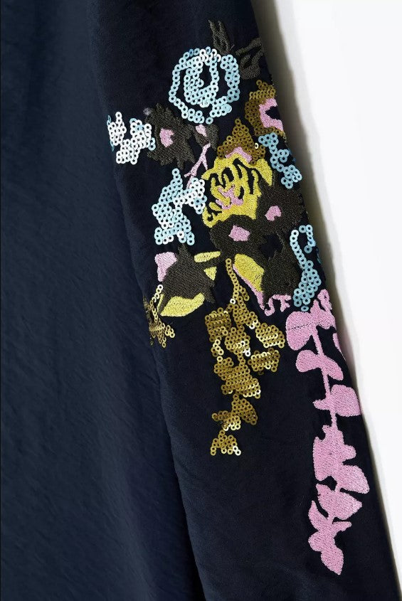 Blouses lange mouw navy CKS