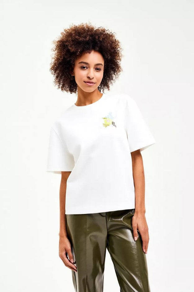 T-shirts korte mouw wit CKS