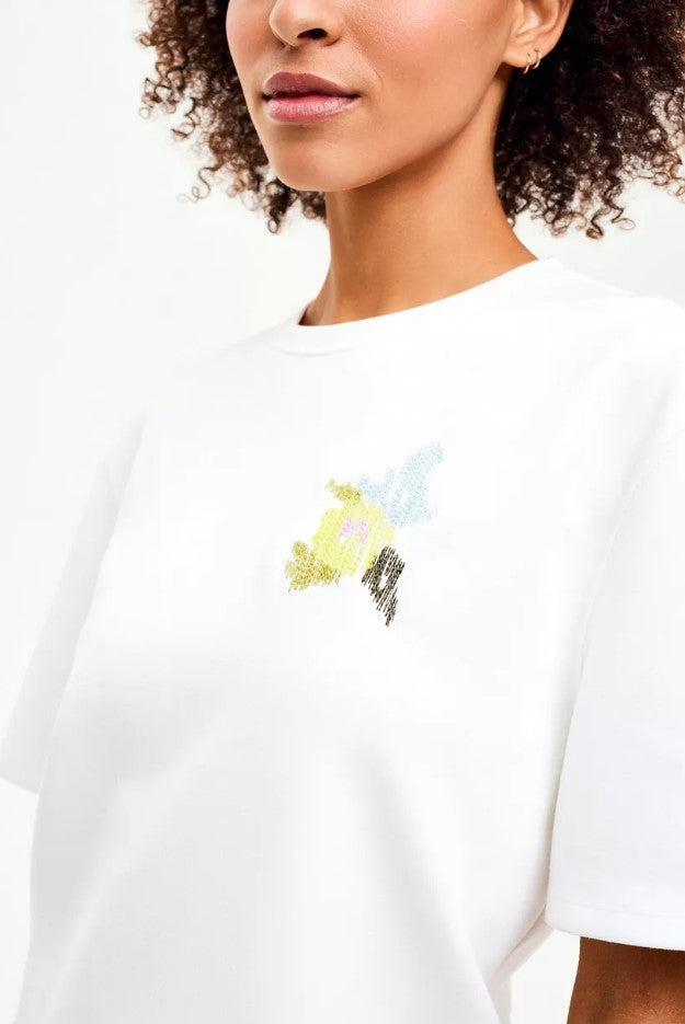 T-shirts korte mouw wit CKS