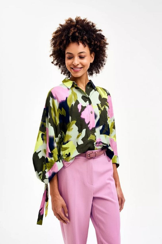 Blouses lange mouw groen CKS