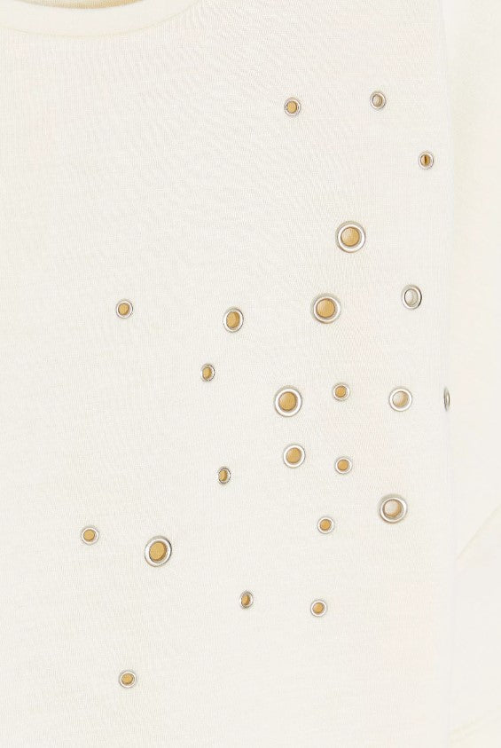 T-shirts korte mouw beige CKS