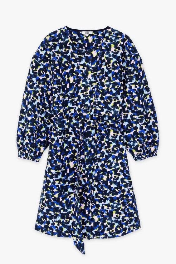 Jurken lange mouw multicolor CKS