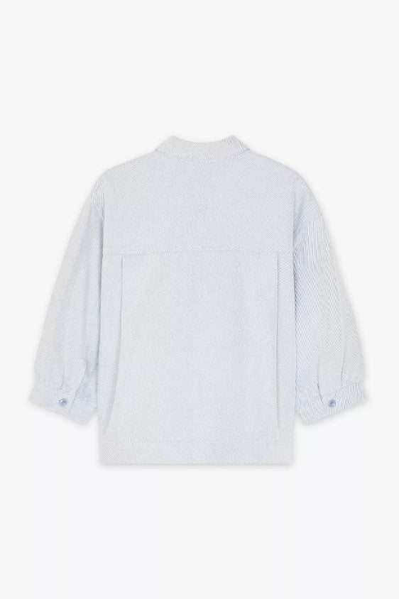 Blouses lange mouw blauw CKS