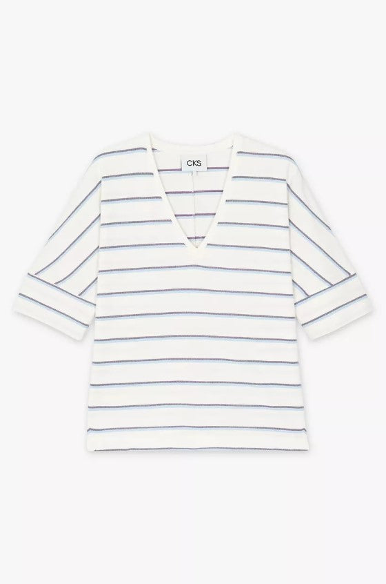 T-shirts korte mouw beige CKS