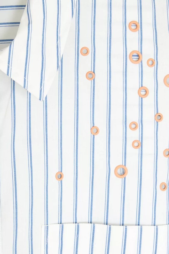 Blouses lange mouw blauw CKS