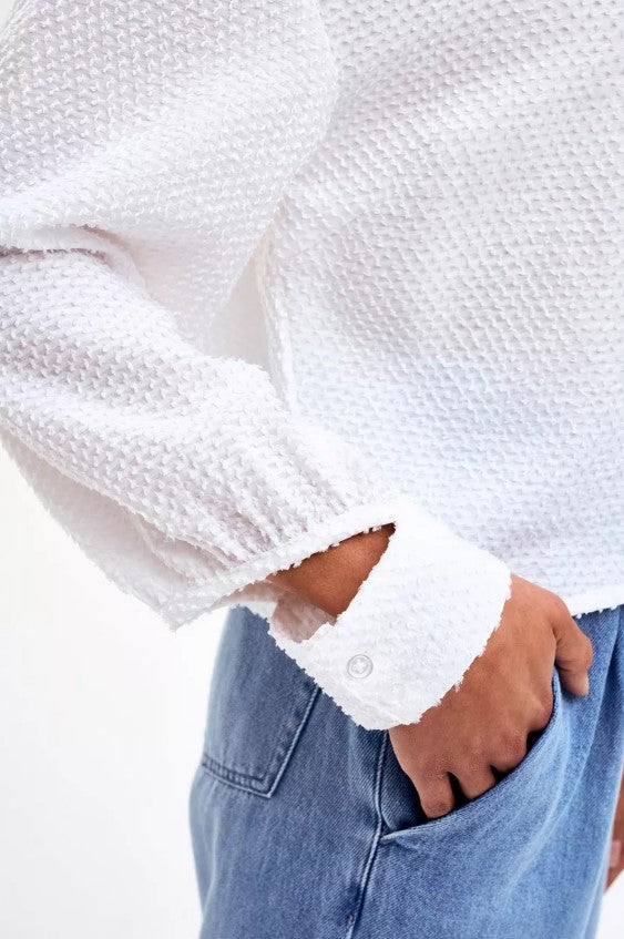 Blouses lange mouw beige CKS