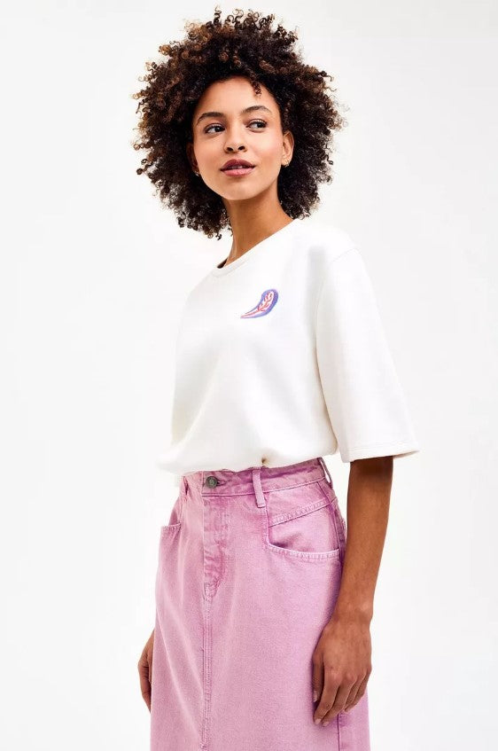 T-shirts korte mouw beige CKS