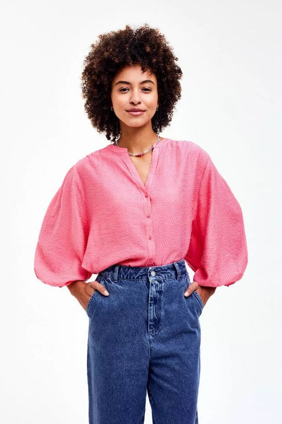Blouses lange mouw roze CKS