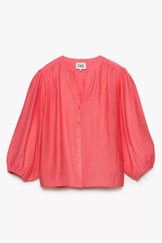 Blouses lange mouw roze CKS