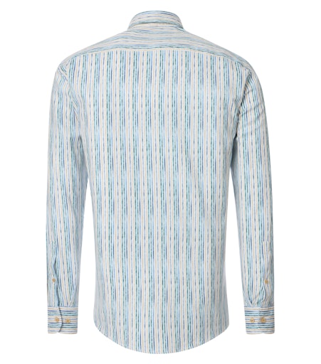 Hemden lange mouw blauw Casa Moda