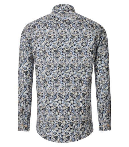 Hemden lange mouw blauw Casa Moda