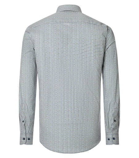 Hemden lange mouw blauw Casa Moda