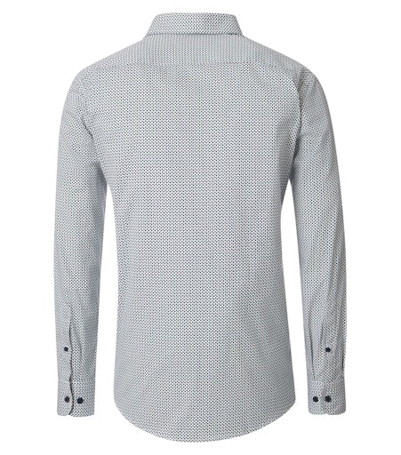 Hemden lange mouw blauw Casa Moda