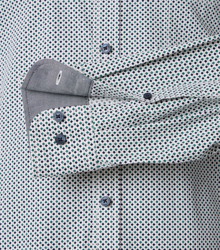 Hemden lange mouw blauw Casa Moda